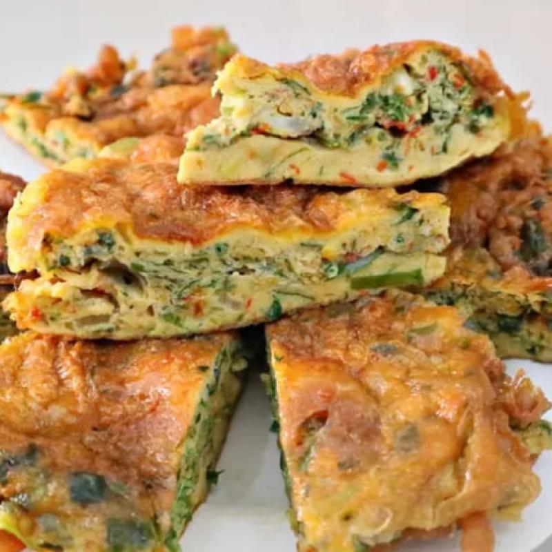 Telur dadar khas minang